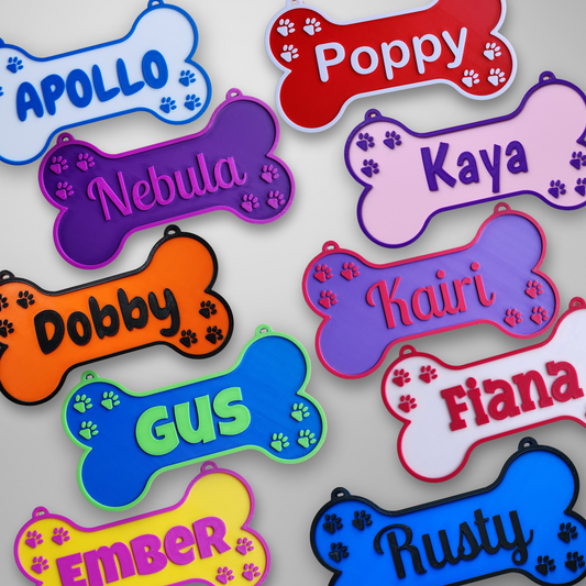 Personalized Dog Crate Sign | Custom Kennel Nameplate