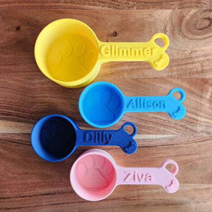 Personalized Dog Food Scoop - Single Color | Measuring Cup