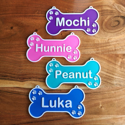 Personalized Dog Crate Sign | Custom Kennel Nameplate