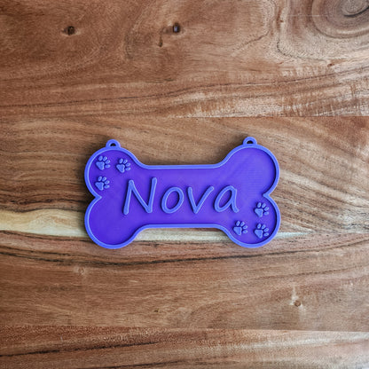 Personalized Dog Crate Sign | Custom Kennel Nameplate