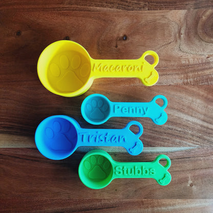 Personalized Dog Food Scoop - Single Color | Measuring Cup