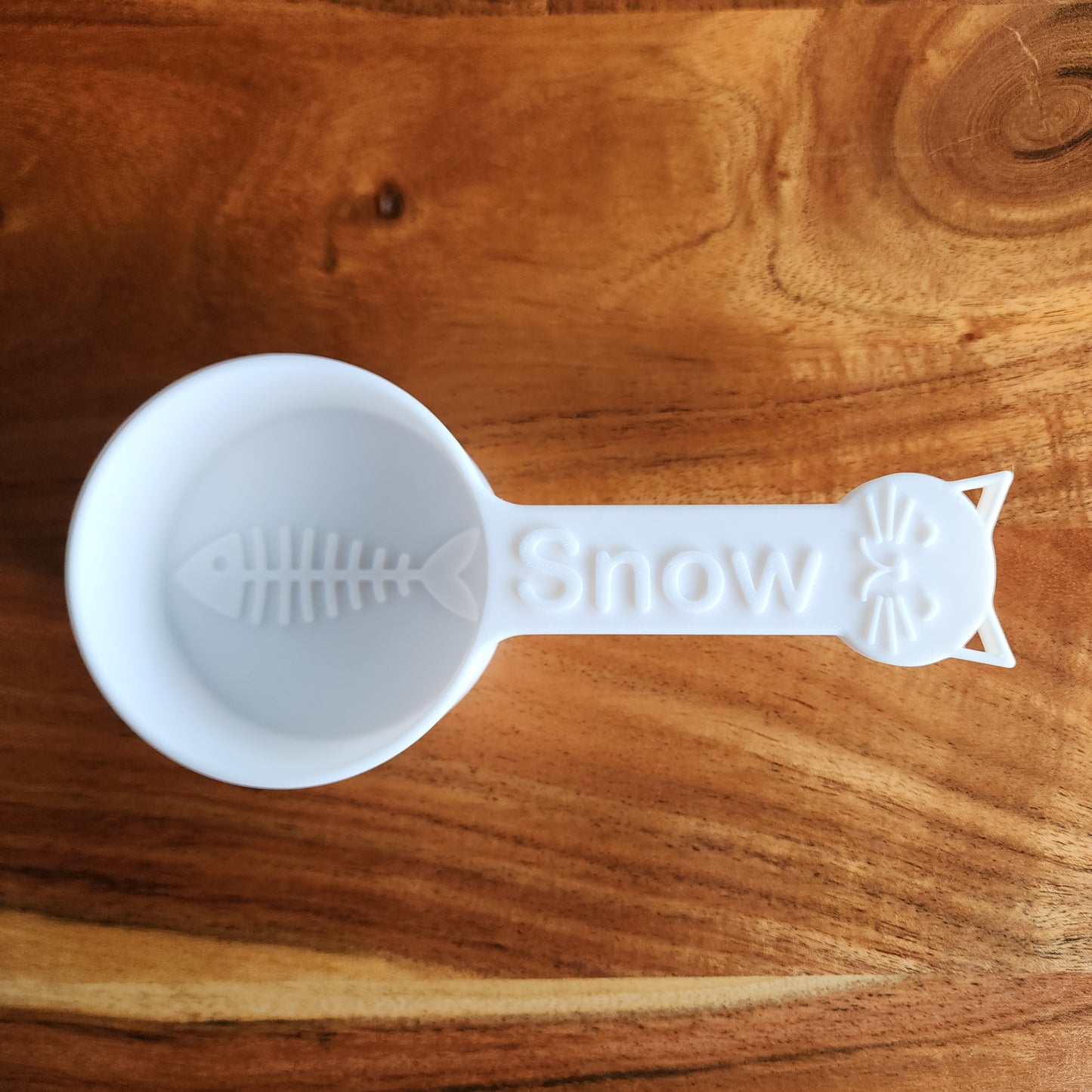 Personalized Cat Food Scoop - Single Color | Measuring Cup