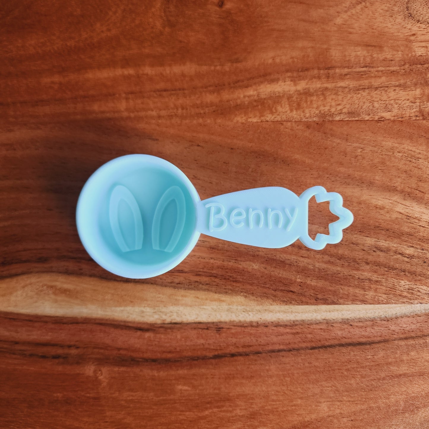 Personalized Rabbit Food Scoop - Single Color | Measuring Cup