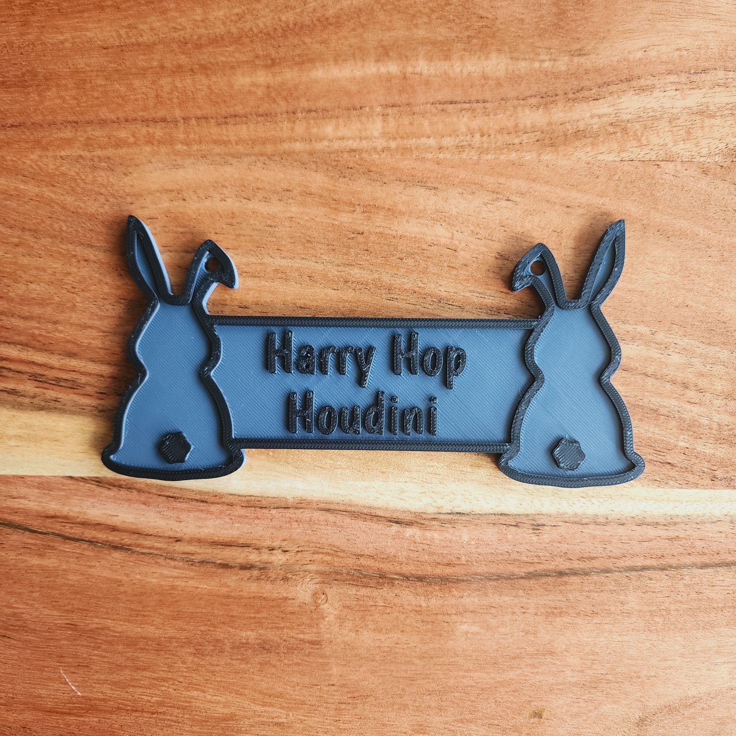 Personalized Rabbit Cage Sign | Custom Bunny Crate Nameplate