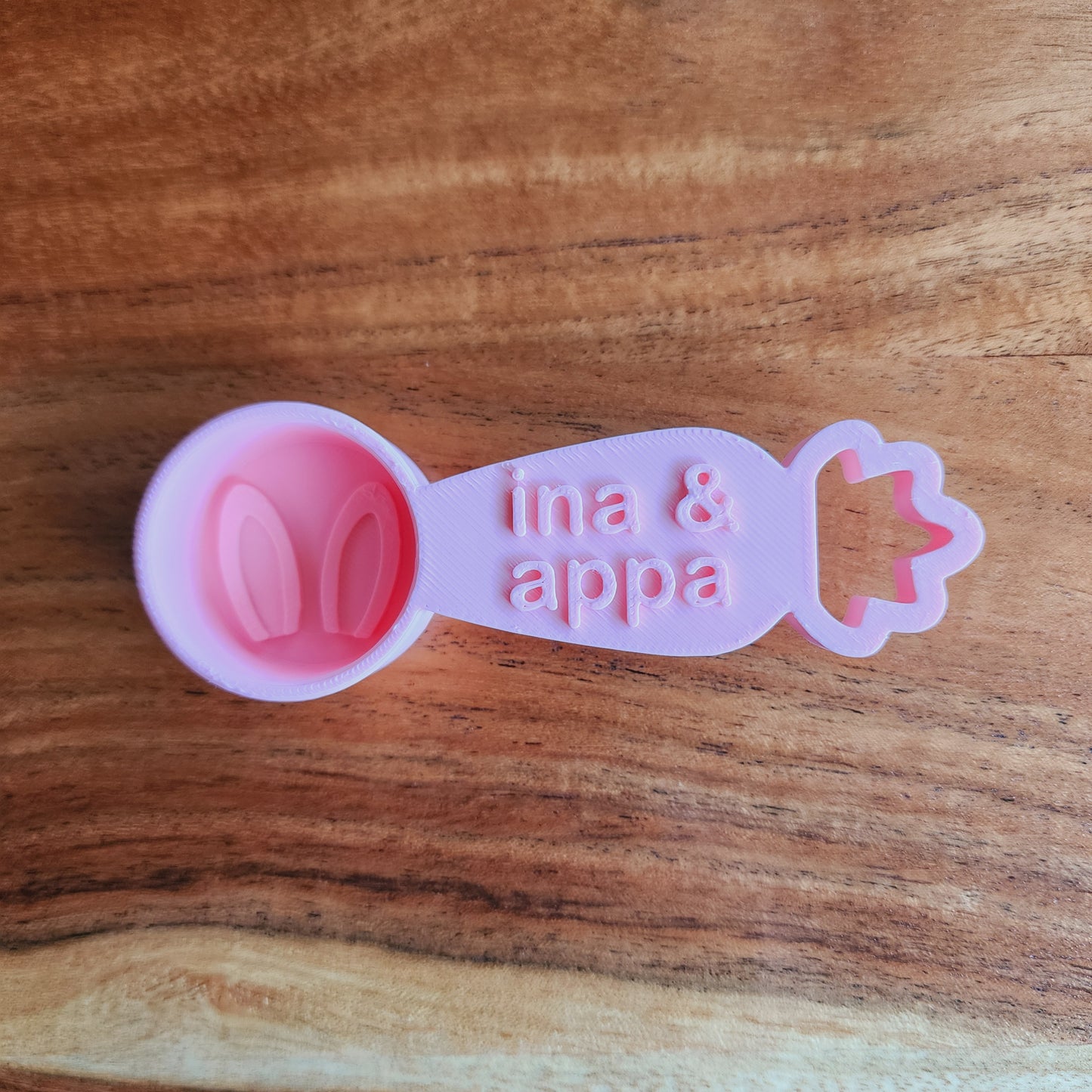 Personalized Rabbit Food Scoop - Single Color | Measuring Cup