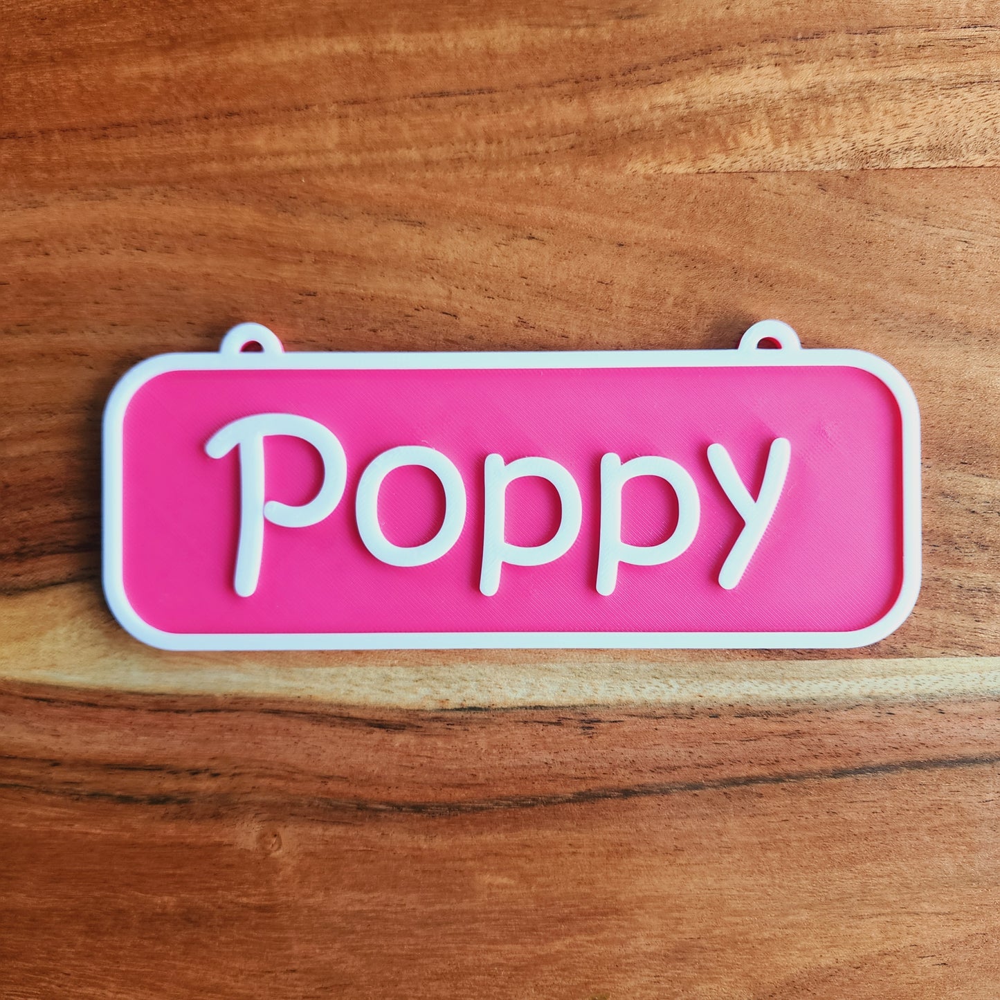 Personalized Pet Crate Sign | Custom Pet Cage Rectangle Nameplate