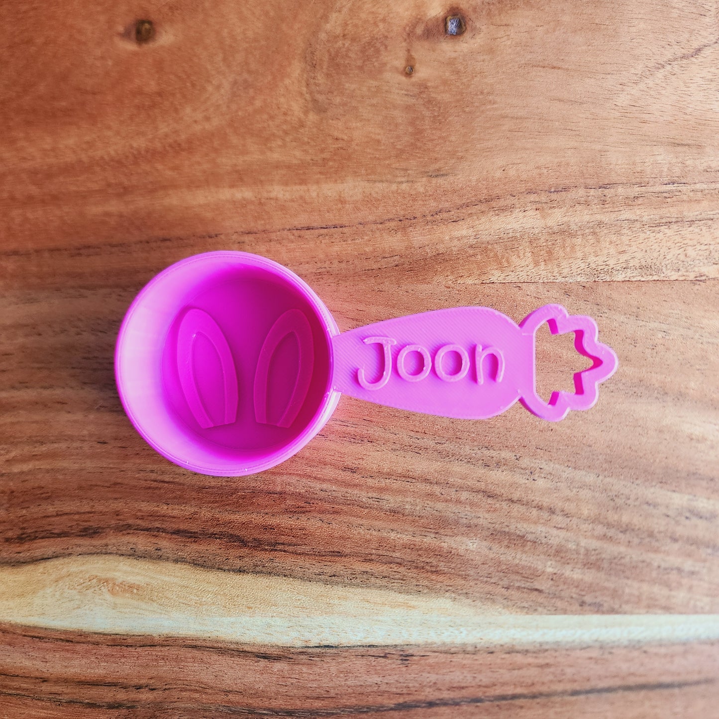 Personalized Rabbit Food Scoop - Single Color | Measuring Cup