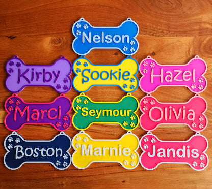 Personalized Dog Crate Sign | Custom Kennel Nameplate