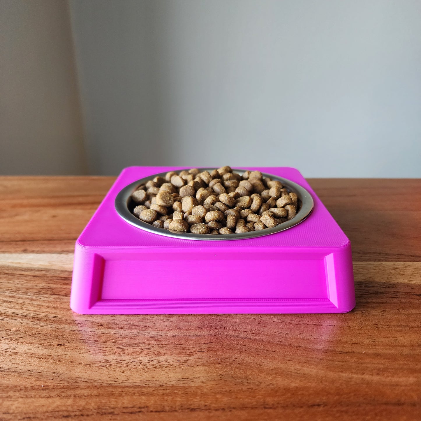 Personalized Dog Food Bowl Holder | 8oz Pet Food Bowl Stand