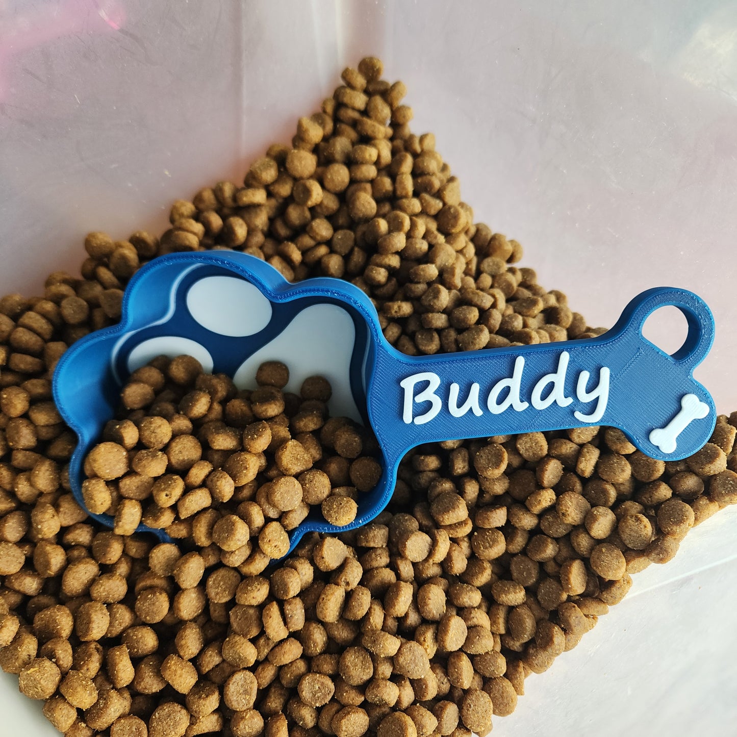 Personalized Dog Food Scoop | Paw Print Measuring Cup