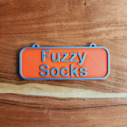 Personalized Pet Crate Sign | Custom Pet Cage Rectangle Nameplate