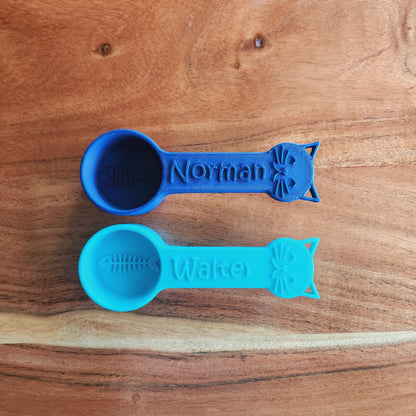 Personalized Cat Food Scoop - Single Color | Measuring Cup