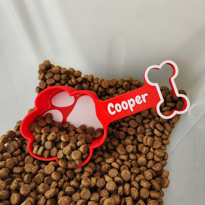 Personalized Dog Food Scoop | T-bone Handle Measuring Cup