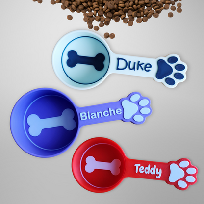 Personalized Dog Food Scoop | Bone Measuring Cup
