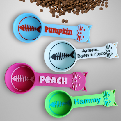 Personalized Cat Food Scoop | Measuring Cup