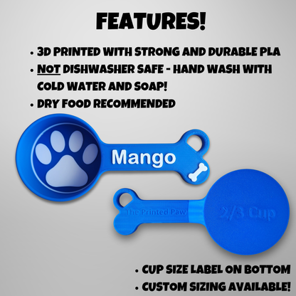 Personalized Dog Food Scoop | Measuring Cup