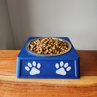 Personalized Dog Food Bowl Holder | 32oz Pet Food Bowl Stand