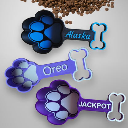 Personalized Dog Food Scoop | T-bone Handle Measuring Cup