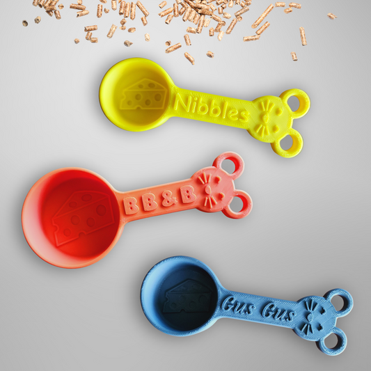 Personalized Mouse Food Scoop - Single Color | Measuring Cup