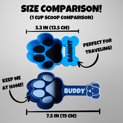 Personalized Travel Dog Food Scoop | Measuring Cup