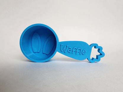 Personalized Rabbit Food Scoop - Single Color | Measuring Cup