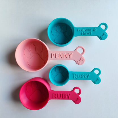 Personalized Dog Food Scoop - Single Color | Measuring Cup