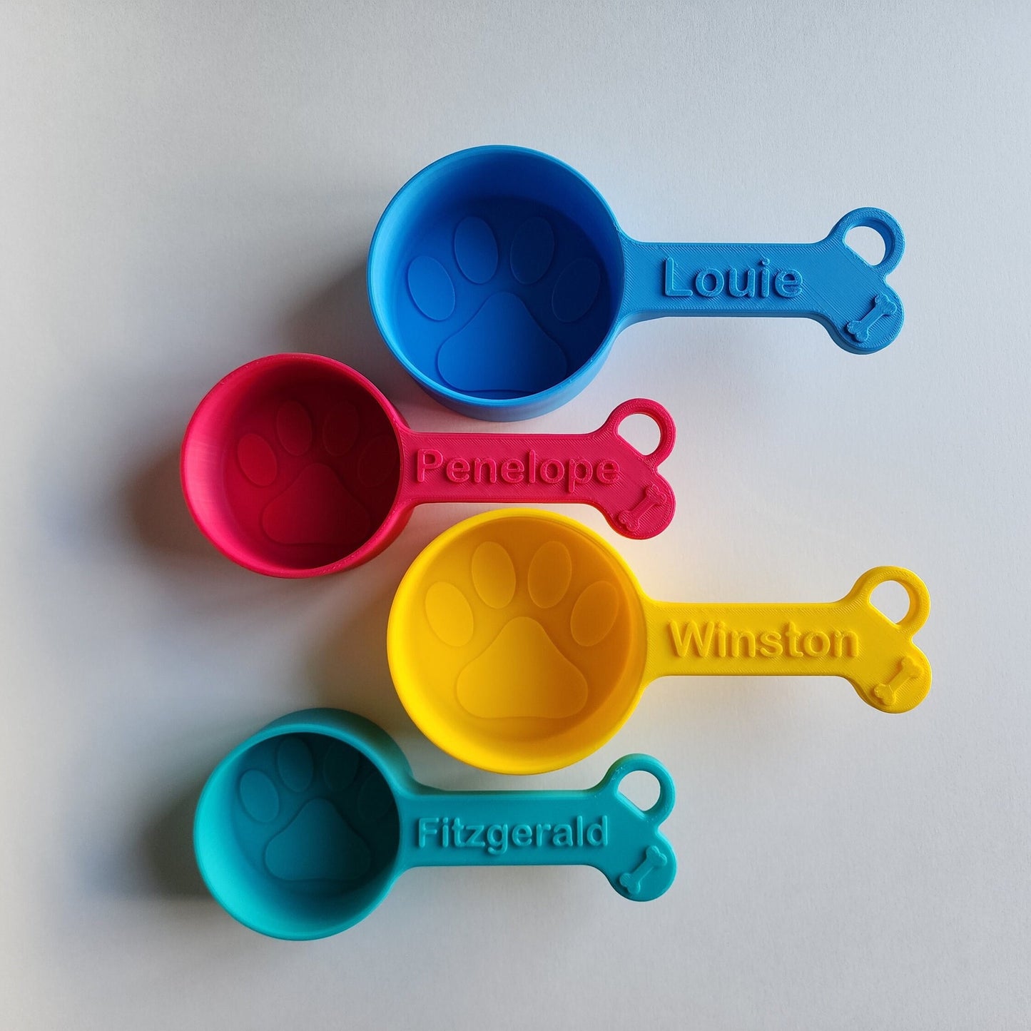 Personalized Dog Food Scoop - Single Color | Measuring Cup