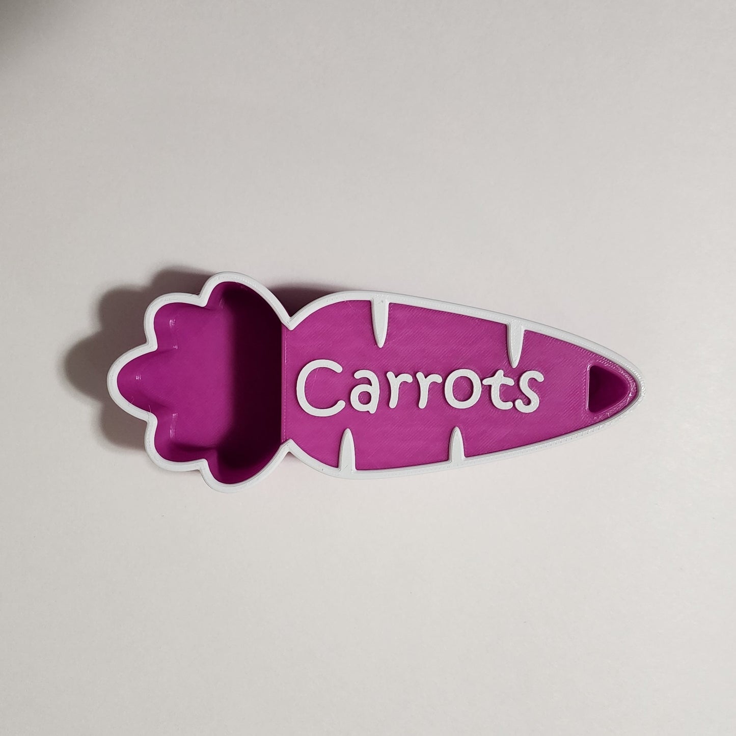 Personalized Rabbit Food Scoop with Accent Color, Carrot Shaped Bunny Food Measuring Cup, Rabbit Pellet Scoop, Custom Bunny Gift Idea