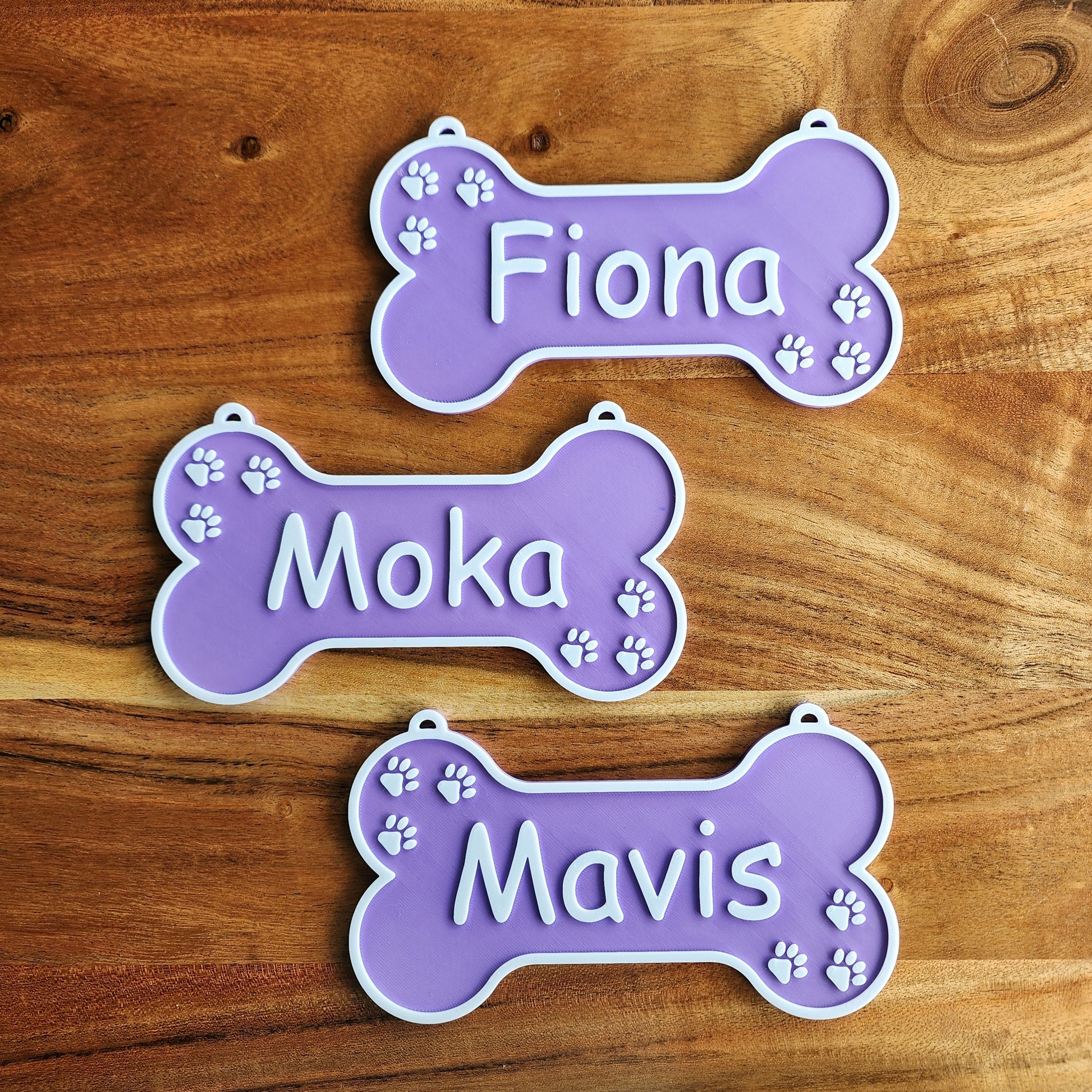 Personalized Dog Crate Sign, Custom Kennel Nameplate, Hanging Doghouse Decor, Dog Gift Idea