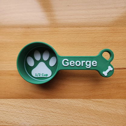 Personalized Dog Food Scoop | Labeled Measuring Cup