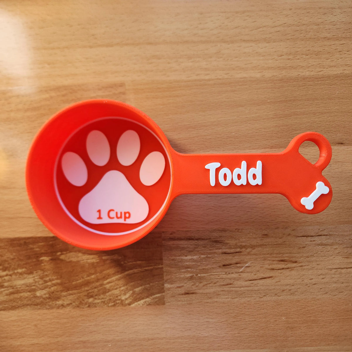 Personalized Dog Food Scoop | Labeled Measuring Cup