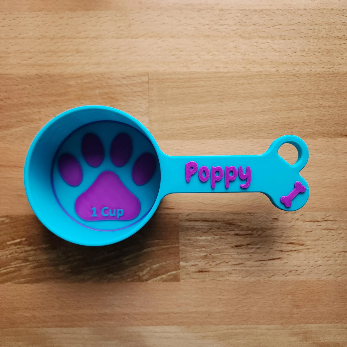 Personalized Dog Food Scoop | Labeled Measuring Cup